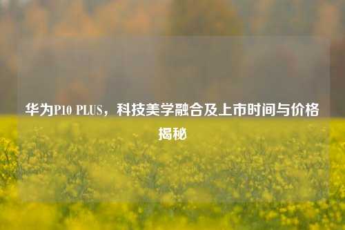 华为P10 PLUS,科技美学融合及上市时间与价格揭秘