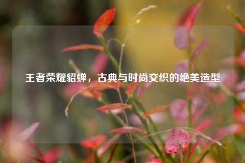 王者荣耀貂蝉，古典与时尚交织的绝美造型