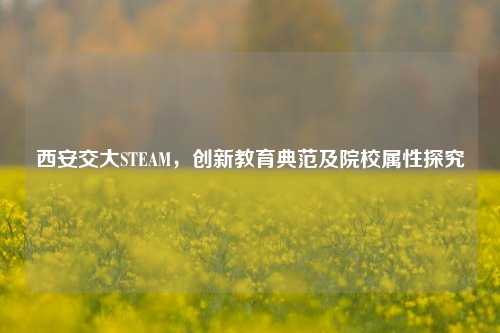 西安交大STEAM，创新教育典范及院校属性探究