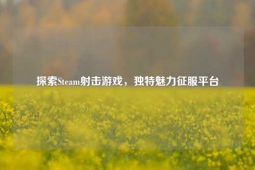 探索Steam射击游戏，独特魅力征服平台