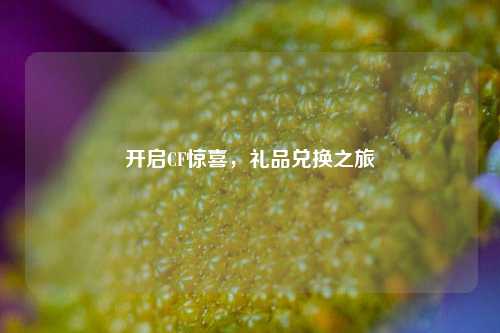 开启CF惊喜,礼品兑换之旅