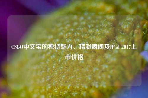 CSGO中文宝的独特魅力、精彩瞬间及iPad 2017上市价格