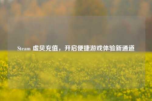 Steam 虚贝充值,开启便捷游戏体验新通道