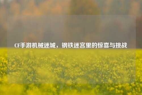 CF手游机械迷城,钢铁迷宫里的惊喜与挑战